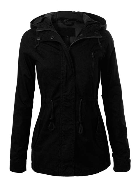 <strong>Ambiance</strong> Women's Juniors Cargo Hooded Light Parka Jacket. . Ambiance outerwear